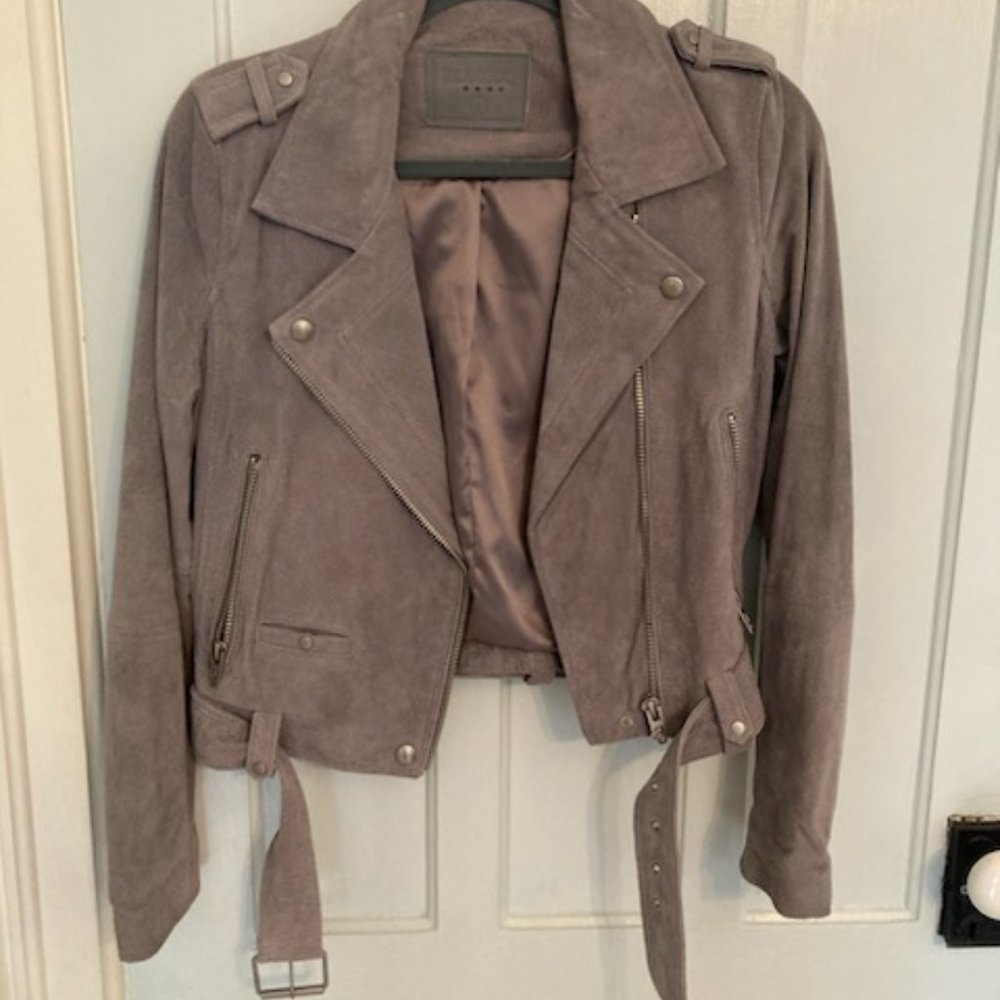 Grey Leather Jacket